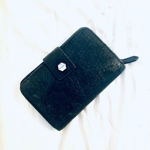 Allsaints unisex leather wallet